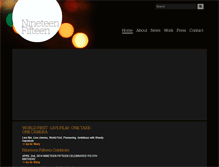 Tablet Screenshot of nineteenfifteen.com